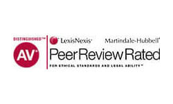 LexisNexis | Martindale-Hubbell | Distinguished | AV | Peer Review Rated | For Ethical Standards And Legal Ability